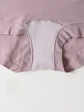 中高腰の純綿ヒップハングパンツ【極上の柔らかさ・無痕・抗菌・大きいサイズ】
