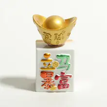 可愛らしい癒し系デスクトップ飾り【招財・福を呼ぶ・車用装飾】
