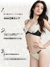 2点セット レディース ブラジャー レース フレンチ風 三角カップ ノンワイヤー 薄手 セクシー 夏 ホワイト