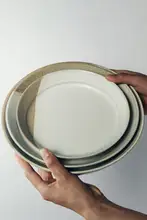 手作り粗陶食器セット【和風・復古デザイン・ボウル・プレート・サラダボウル】