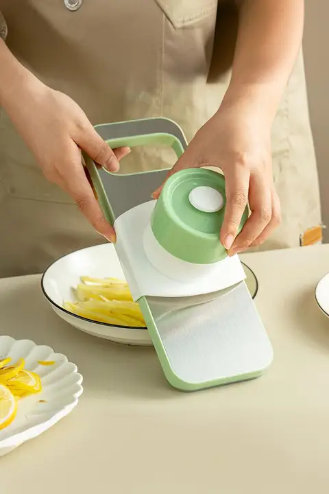 野菜カッター 千切り器 手保護器 キッチン用