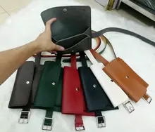 秋冬向けダブルジッパーの合成革ショルダーバッグ【2色展開・ベルトとしても使用可能】