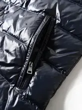 防水加工の白鹅绒使用！保温性の高い立ち襟ダウンベスト【秋冬用】