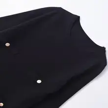 デザイン性の高い長袖ニットワンピース【幅広プリーツ・秋冬用】