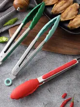 耐熱シリコン製キッチン用トング【家庭用・食品用・焼き肉・ステーキ・野菜用】