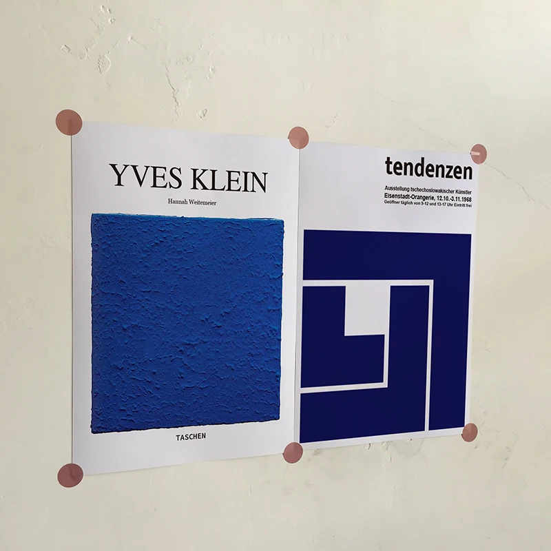 11月に使えるモチーフは？YVES KLEINをテーマにした壁掛けアートが今季のトレンドに