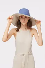 リバーシブルデザインのフィッシャーハット【大つば・UVカット・夏用・レディース】