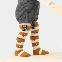 春夏用ベビー長筒ソックス【純綿・足を締め付けない・膝上丈・秋冬対応】