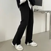 春夏向けデザインカットアウトワイドパンツ【トレンド・ルーズフィット・カジュアル】