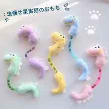 猫用おもちゃ【弾力ロープ付き・解消・虫型デザイン】