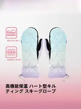 VECTOR スノーボード用厚手防風防水手袋【女性用・フルフィンガー・アウトドア】