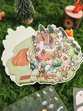 DIY立体ミニチュア3D小屋シール【デコレーション・解消用】（セットアップ対応）