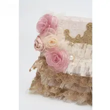 卓雅 周末用 ロリータ風 レース刺繍トートバッグ【バラモチーフ・ハンドメイド・多用途】