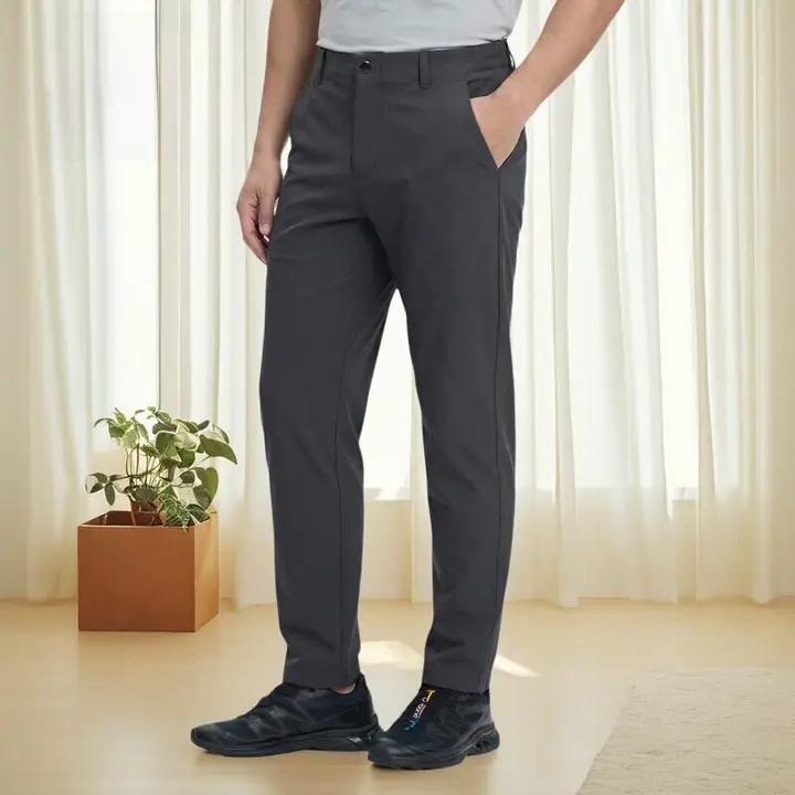 HOTSUIT ビジネスカジュアル速乾ストレートパンツ【春夏用・通気性あり・男性用】