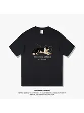 可愛いデザインの犬飼い用Tシャツ【コットン100%・短袖・フィット】