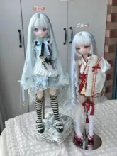 軽量ストレートヘアウィッグ【新色・長さ三分・BJD用】