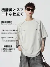 速乾防晒機能付き メンズ 半袖Tシャツ【フィット・抗菌・通気性】