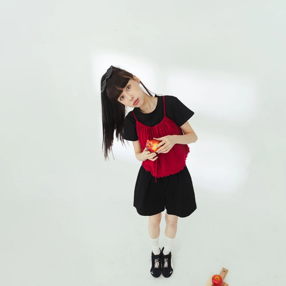 シンプルデザインのレディースカジュアルショートパンツ【春夏用・快適な着心地】（セットアップ対応）