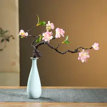 景徳鎮製 陶器 花瓶【新中式・ヴィンテージデザイン・インテリア飾り】