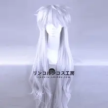 刀剣乱舞風 コスプレ用シルバーホワイトウィッグ【ロングヘア・小狐丸デザイン】