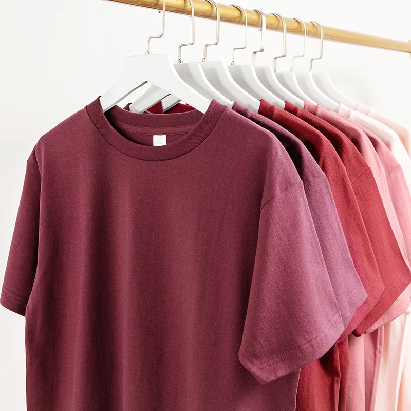 モランディカラーの純棉半袖Tシャツ：コットン100％で実現する親肤性と通気性