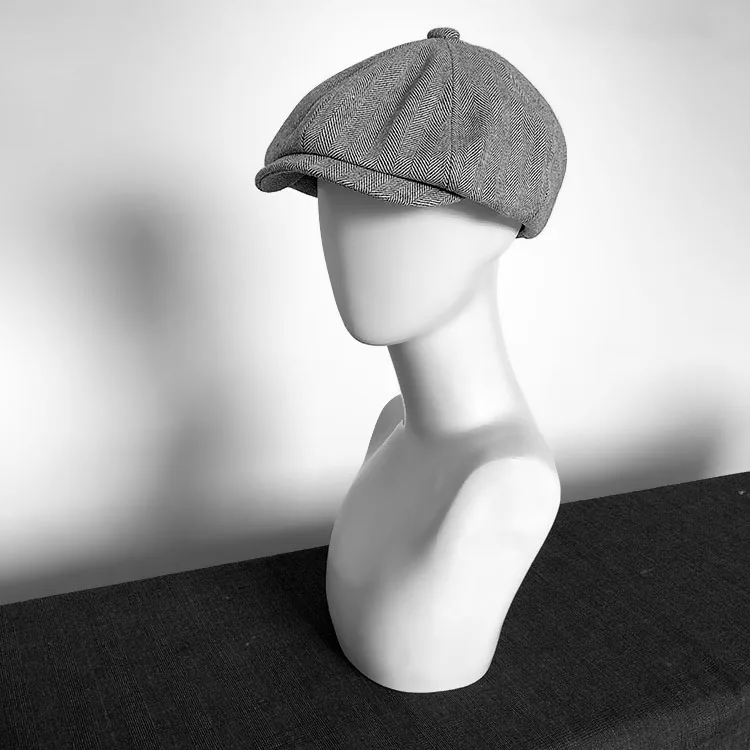 メンズ透 breathable 八角帽：トレンド・レトロデザインで春夏の日常を快適に