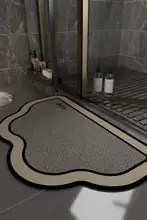 快適な脱衣所用 滑り止め吸水マット【速乾・トイレ用・シリカゲル素材】