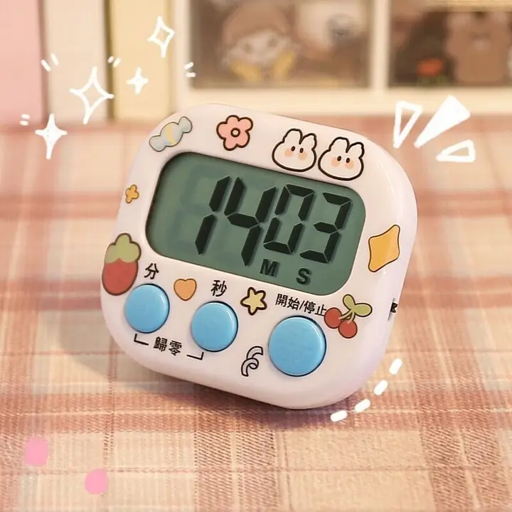 学習用タイマー【電子式効率管理ツール・キッチン使用可】
