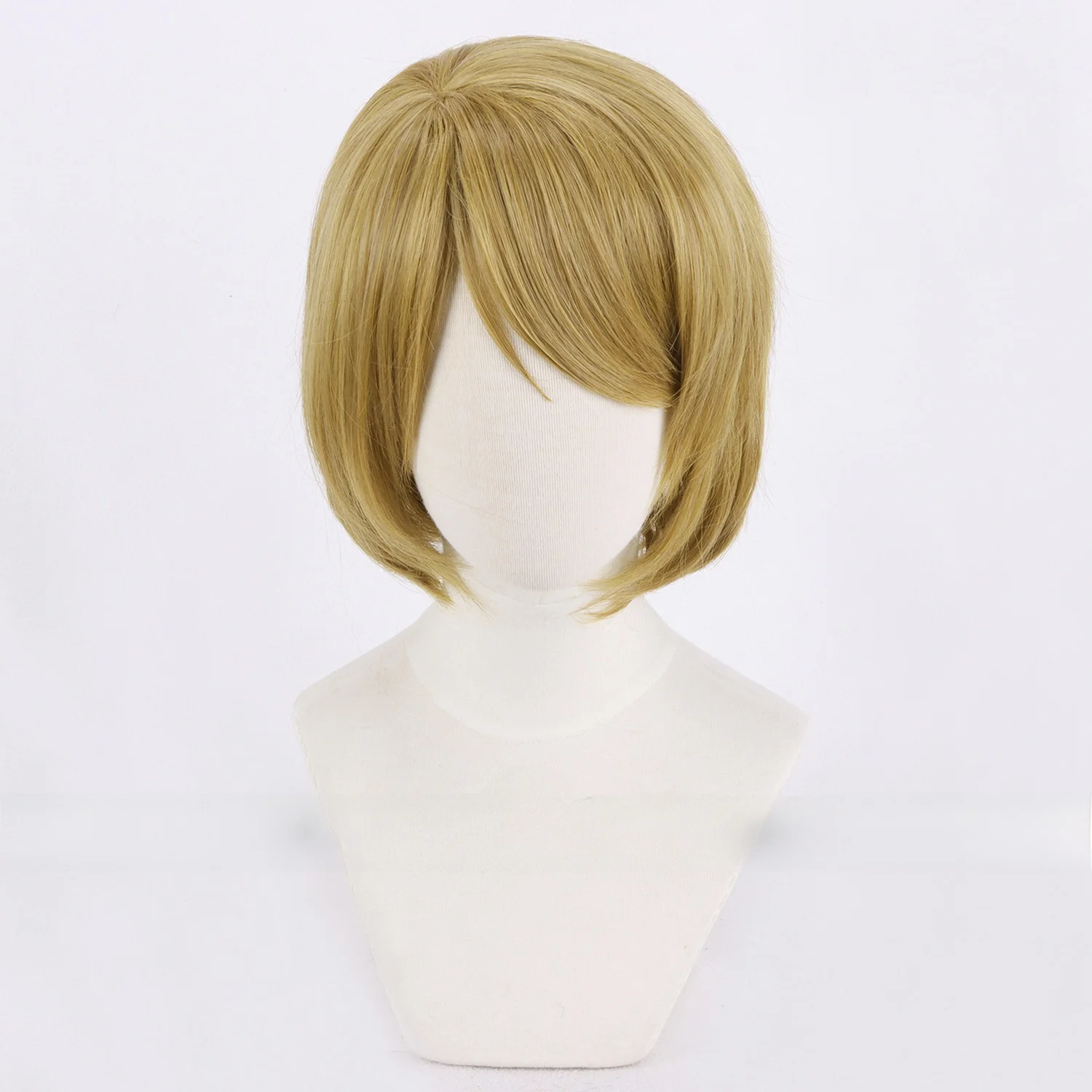 青色ショートウィッグ小泉花陽風：くろほうし風のコスプレファッションで万聖節を楽しむ