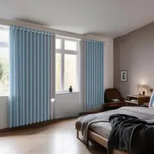 シンプルでモダンな遮光カーテン【日差し対策・取り付け穴あけ不要・伸縮棒付き】（セットアップ対応）