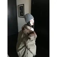 Skk Store 冬用ワイドフィットパーカー【防寒フェイクファーライニング・ゆったりシルエット・工装デザイン】