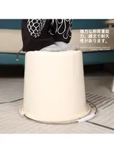 厚手家庭用プラスチック水桶【持ち手付き・収納・洗車・洗濯用】