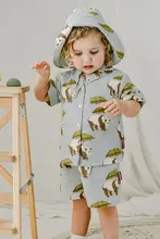 子供用 夏季服装【半袖シャツ・ショートパンツ・男女兼用】（セットアップ対応）