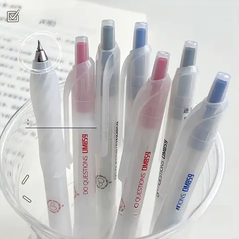 TAO | 速乾性ボールペン【黒・透明・シンプルデザイン・中性インク】