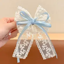 可愛いリボン付き犬用ヘアクリップ【金毛・トイプードル・耳飾り】