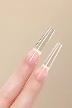 超薄無痕 月牙型ネイルチップ【半貼タイプ・ネイルサロン用】