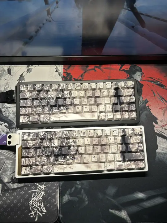 竹林シリーズ キーボードキャップ【チェスデザイン・Wooting EZ63対応】