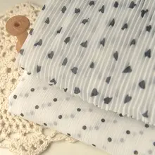 黒のハート型プリーツシフォンワンピース【シャツ・パンツ・キャミソール・子供服・爽やかな生地】（セットアップ対応）