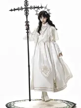 聖なる神女デザインのロリータコートドレス【ギリシャ帝政風】