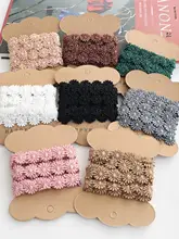 ミニフラワーレースリボン【厚手装飾用・高級感・ハンドメイド】