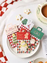 クリスマス用お菓子ラッピング袋【クッキー・マドレーヌ用・デコレーションカード付き】