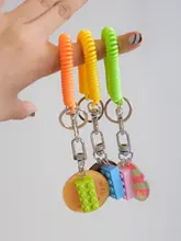 BLEU et ROSE オリジナルカラーコンビチェッカーデザイン アクリルキーホルダー