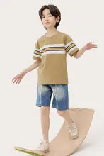 男の子用 半ズボン【夏用・涼感・デニム風・コットン混紡】