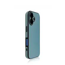 スマホケース iPhone 16 15 14 13 12 対応 レンズ保護一体型 フルカバー 耐衝撃 黒 レザー