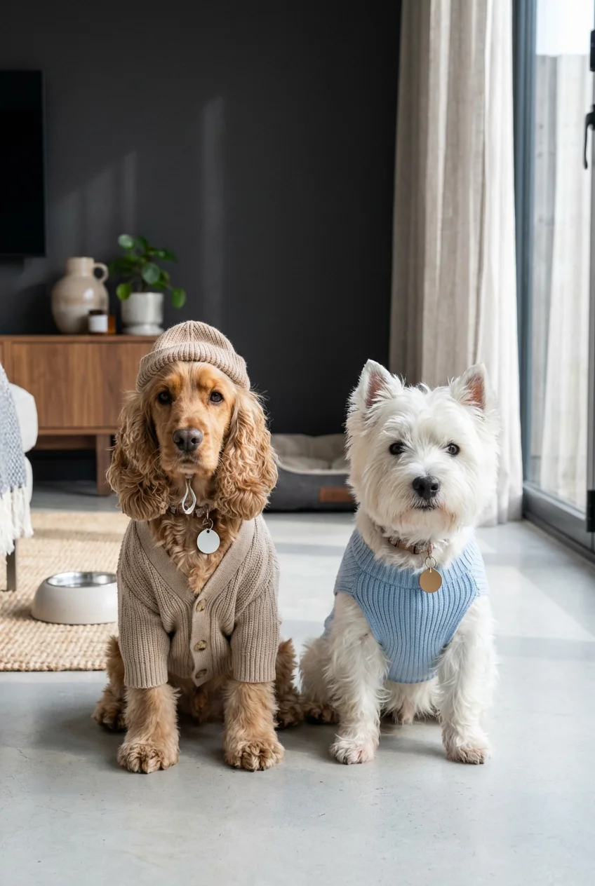 犬のお散歩グッズをコスパ良く揃える方法　徹底解説・素材と色の選び方