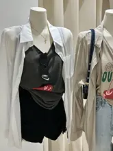 ゆったりしたデザインの夏用タンクトップ【大きいサイズ・無地・カジュアル】