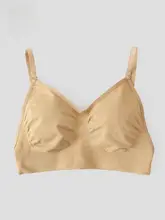 バレエダンス用インナー ストラップレス無縫製ブラジャー【ベージュ・練習用】