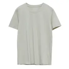 シンプルで洗練されたデザイン！桑蚕丝棉のショートスリーブTシャツ【ラウンドネック・女性用・カジュアル】