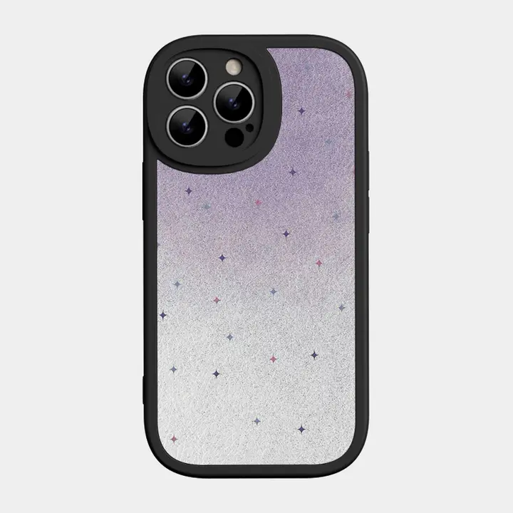 多巴胺星星デザインのスマートフォンケース【iPhone・Android対応・レザー風】