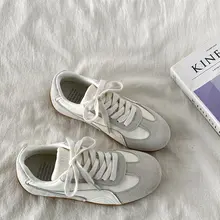 レディース ヴィンテージ風 軟底トレーニングシューズ【軽量・フラット・カジュアル】